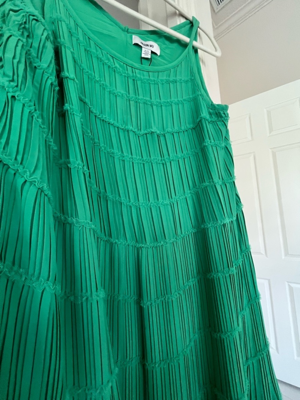 Jason Wu Green Sleeveless Maxi Dress - Elegant Women's Dress size M - Picture 6 of 6